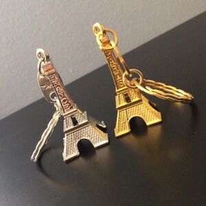 Eiffel Tower key chain favor from Paris